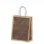 Mørkebrun øko-gavepose i papir
