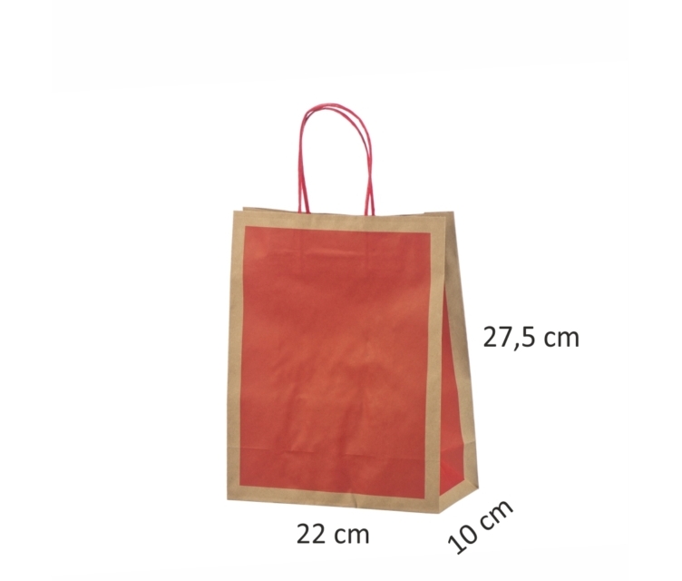 Rød øko-gavepose i papir15