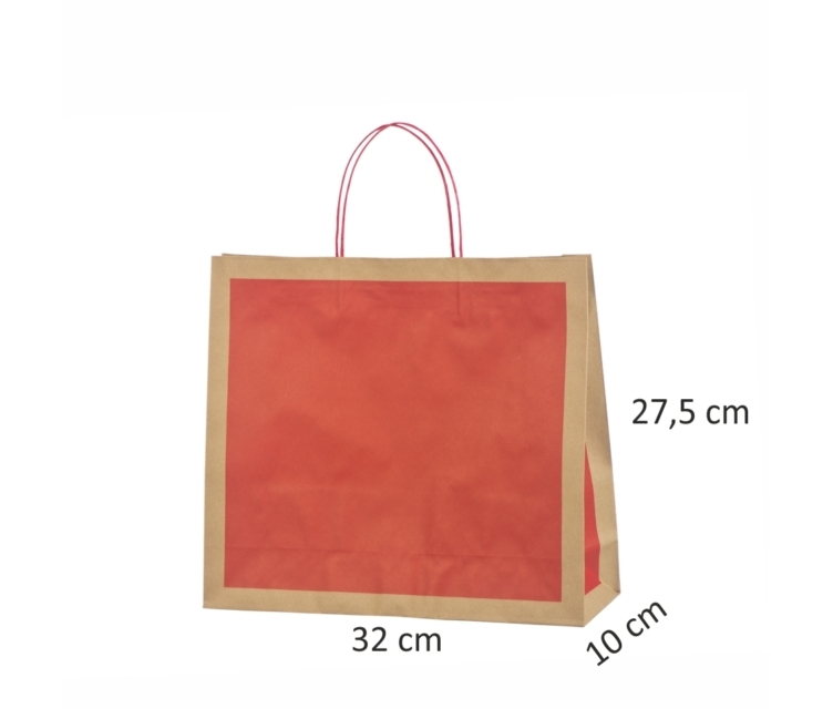 Rød øko-gavepose i papir13