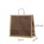 Mørkebrun øko-gavepose i papir113